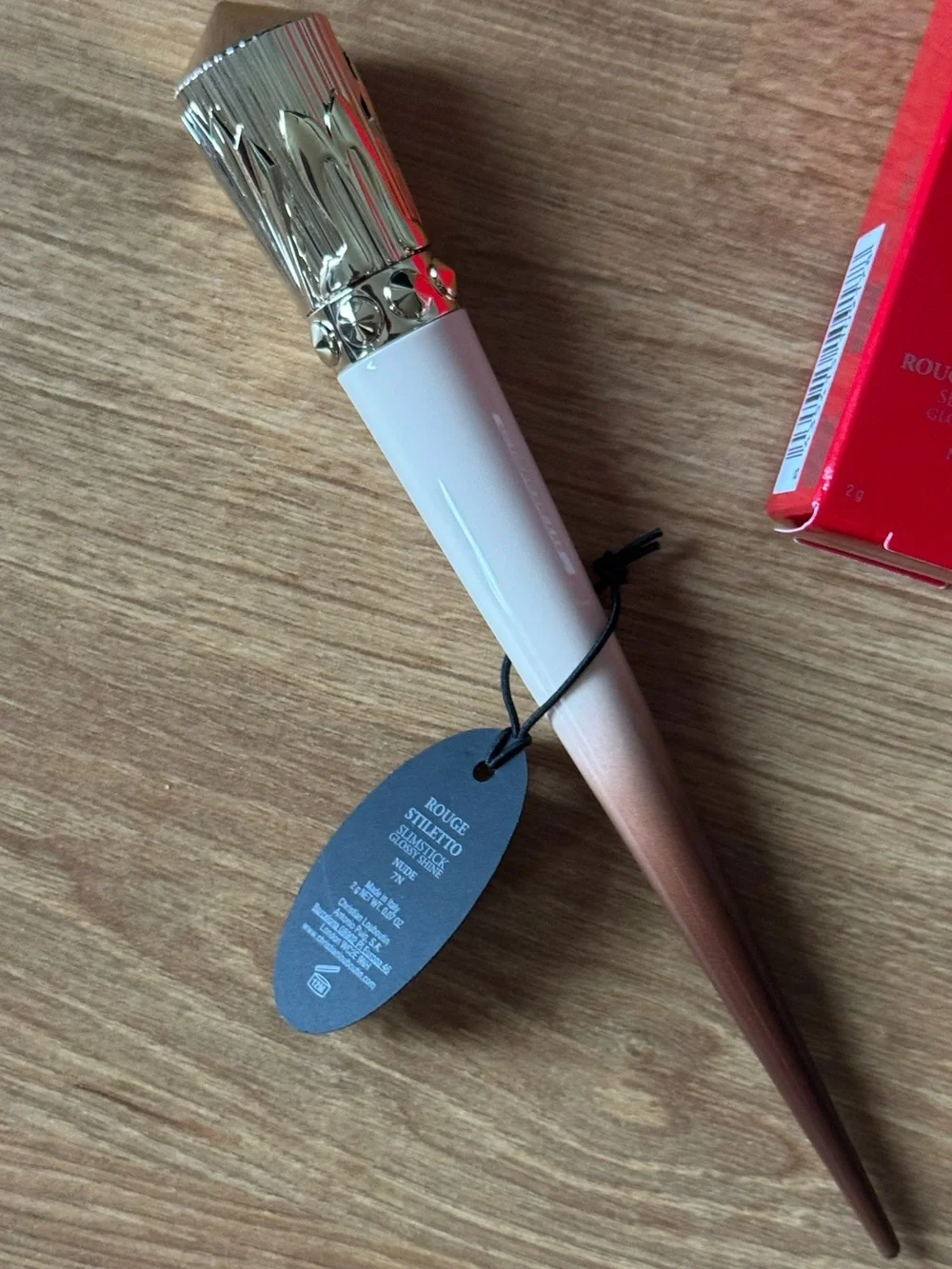Brand New Christian Louboutin Rouge Stiletto Lipstick - Nude 7N
